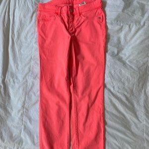 Cambio neon pink skinny jeans